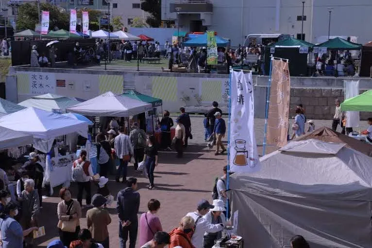 イバラボ広場でのイベントの様子