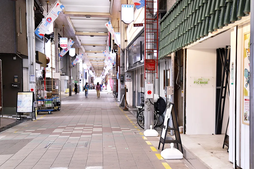 商店街の様子